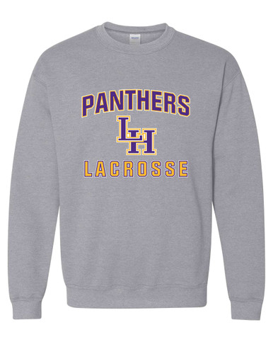 Liberty Hill Panthers LH Script Lacrosse Men's Sweatshirt