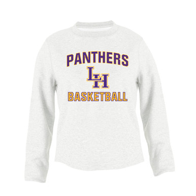 Liberty Hill Panthers LH Script Basketball #1 Men's Sweatshirt