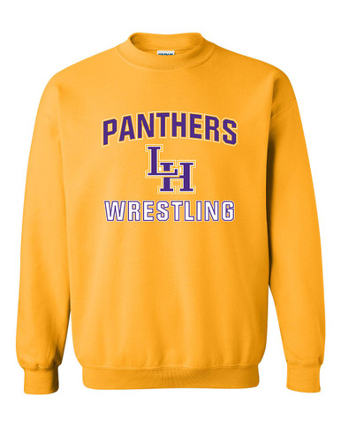 Liberty Hill Panthers LH Script Wrestling Men's Sweatshirt
