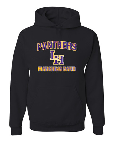 Liberty Hill Panthers LH Script Marching Band Men's Premium Hoodie