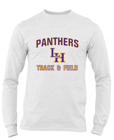 Liberty Hill Panthers LH Script Track & Field Men's Premium LS T-Shirt