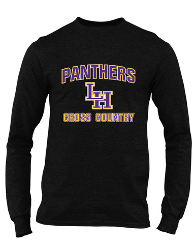 Liberty Hill Panthers LH Script Cross Country Men's Premium LS T-Shirt