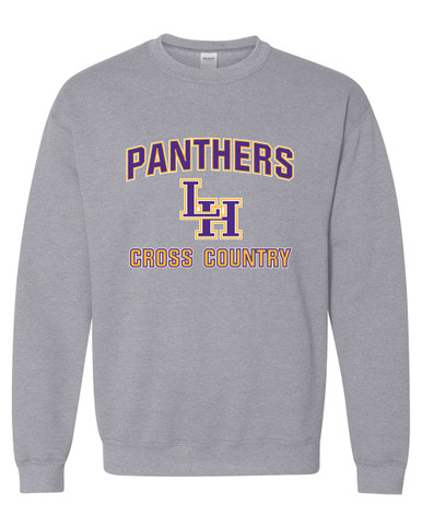 Liberty Hill Panthers LH Script Cross Country Men's Sweatshirt