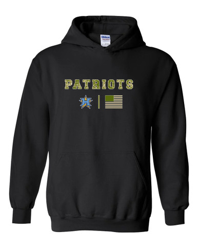 Heritage Patriots Camo Flag Men's Hoodie