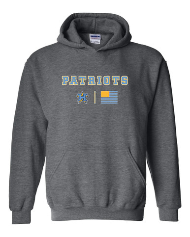 Heritage Patriots Team Colors Flag Men's Hoodie