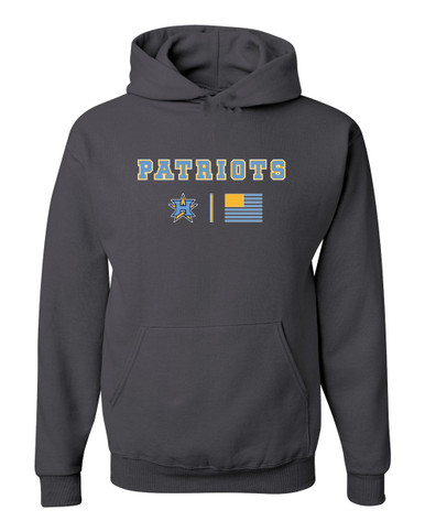 Heritage Patriots Team Colors Flag Men's Premium Hoodie