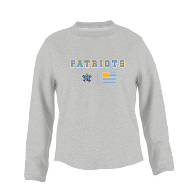 Heritage Patriots Team Colors Flag Women's Sweatshirt