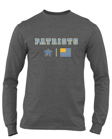 Heritage Patriots Team Colors Flag Men's LS T-Shirt