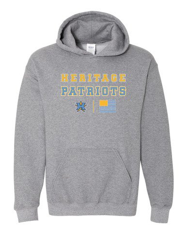 Heritage Patriots Spirit Flag Men's Hoodie