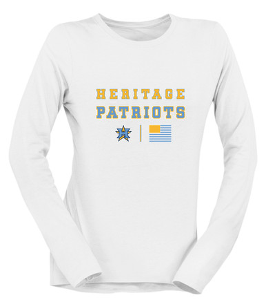 Heritage Patriots Spirit Flag Women's Premium LS T-Shirt