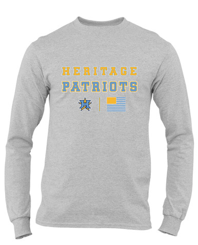 Heritage Patriots Spirit Flag Men's Premium LS T-Shirt