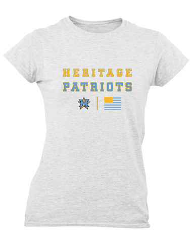 Heritage Patriots Spirit Flag Women's Premium SS T-Shirt