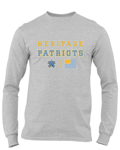 Heritage Patriots Spirit Flag Men's LS T-Shirt