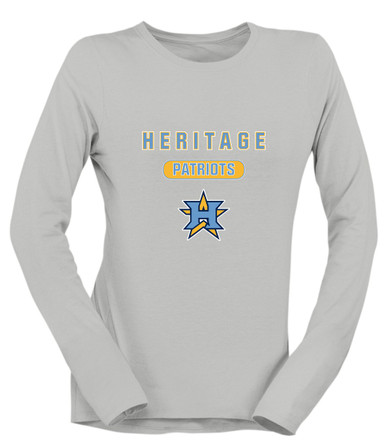Heritage Patriots Mascot #3 Women's Premium LS T-Shirt
