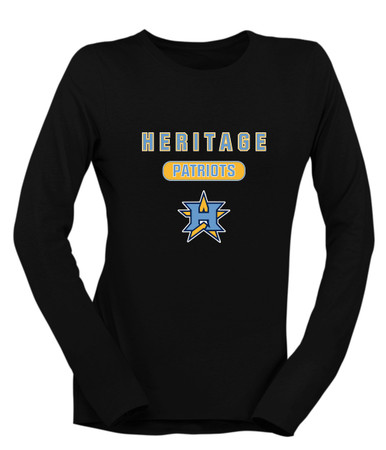 Heritage Patriots Mascot #3 Women's LS T-Shirt