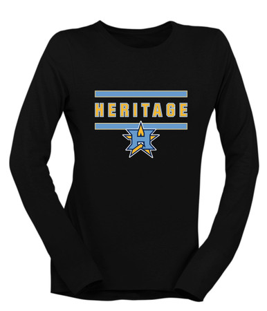 Heritage Patriots Mascot #4 Women's Premium LS T-Shirt