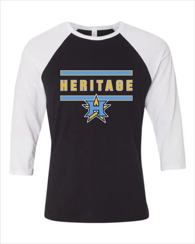 Heritage Patriots Mascot #4 Women's Baseball T-Shirt