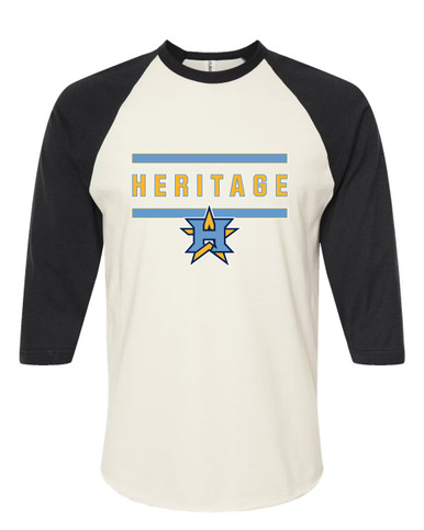 Heritage Patriots Mascot #4 Men's Baseball T-Shirt