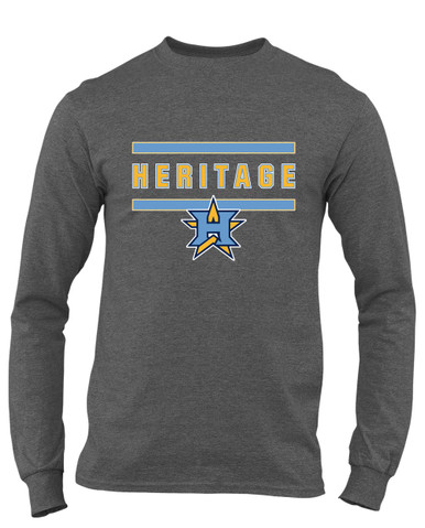 Heritage Patriots Mascot #4 Men's LS T-Shirt