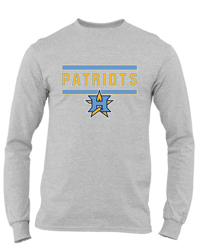 Heritage Patriots Mascot #5 Men's LS T-Shirt