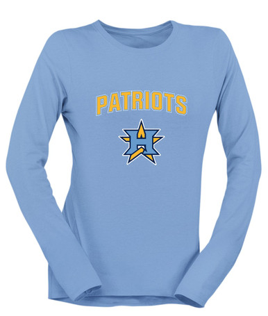 Heritage Patriots Mascot #6 Women's LS T-Shirt