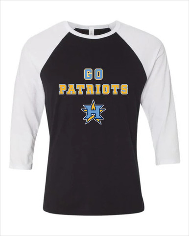 Heritage Patriots Go Team Women's Baseball T-Shirt