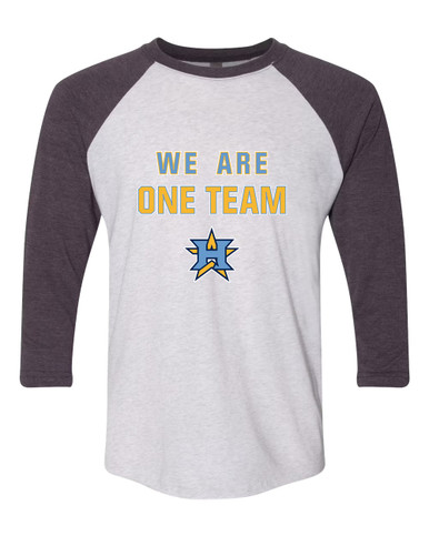 Heritage Patriots We Are One Team Women's Baseball T-Shirt