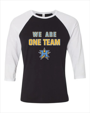 Heritage Patriots We Are One Team Men's Baseball T-Shirt
