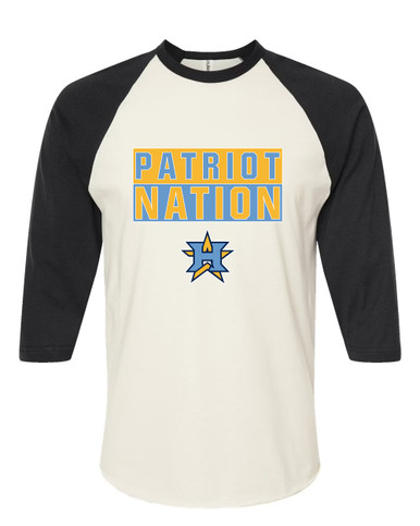 Heritage Patriots Nation #1 Men's Baseball T-Shirt