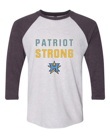 Heritage Patriots Strong #2 Women's Baseball T-Shirt