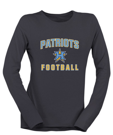 Heritage Patriots Football #1 Women's LS T-Shirt