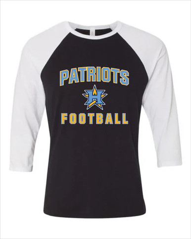 Heritage Patriots Football #1 Men's Baseball T-Shirt