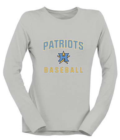 Heritage Patriots Baseball #1 Women's Premium LS T-Shirt