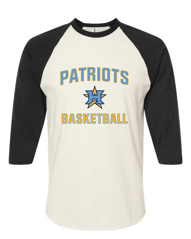 Heritage Patriots Basketball #1 Men's Baseball T-Shirt