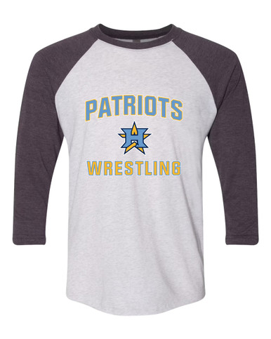 Heritage Patriots Wrestling Women's Baseball T-Shirt