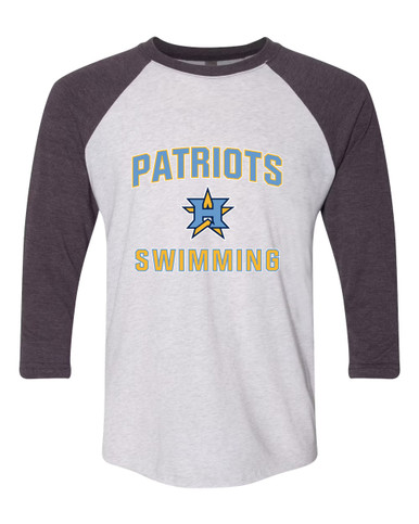 Heritage Patriots Swimming Men's Baseball T-Shirt