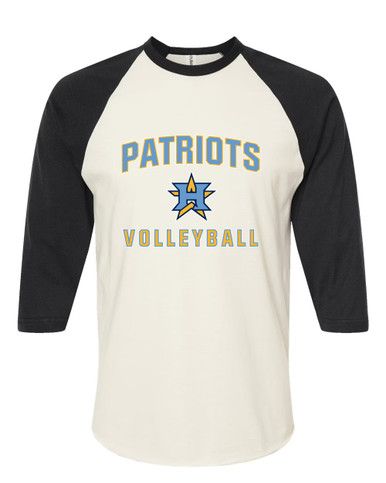 Heritage Patriots Volleyball Women's Baseball T-Shirt