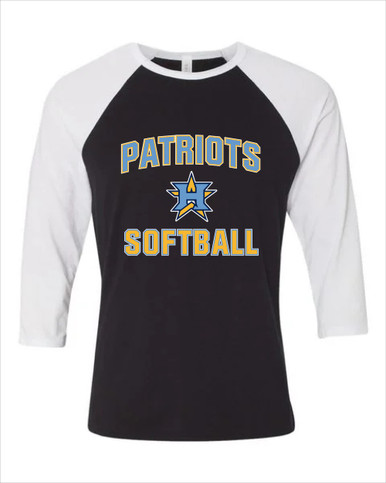 Heritage Patriots Softball #1 Women's Baseball T-Shirt