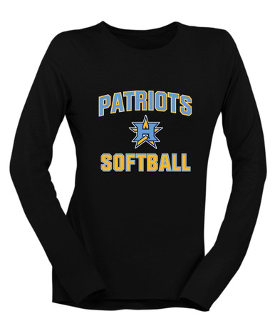 Heritage Patriots Softball #1 Women's LS T-Shirt