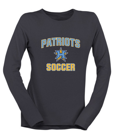 Heritage Patriots Soccer #1 Women's Premium LS T-Shirt