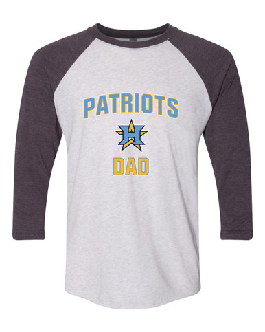Heritage Patriots Dad Men's Baseball T-Shirt