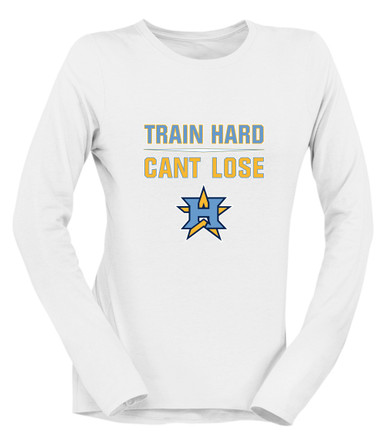 Heritage Patriots Train Hard, Can't Lose Women's Premium LS T-Shirt