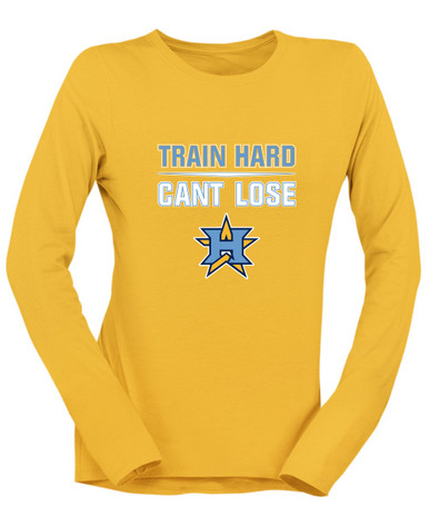 Heritage Patriots Train Hard, Can't Lose Women's LS T-Shirt