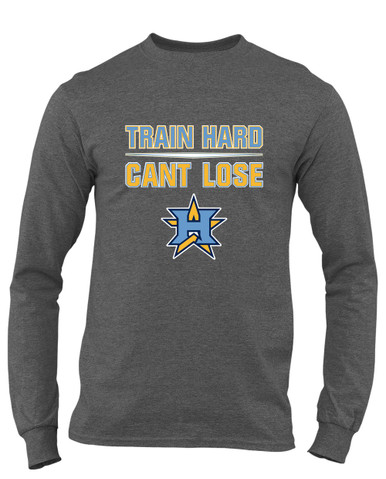 Heritage Patriots Train Hard, Can't Lose Men's LS T-Shirt