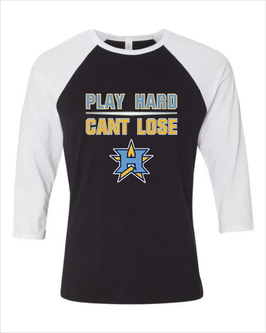 Heritage Patriots Play Hard, Can't Lose Men's Baseball T-Shirt