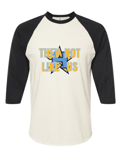 Heritage Patriots They Not Like Us #2 Women's Baseball T-Shirt