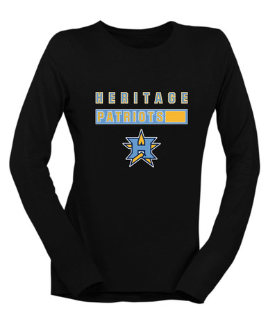 Heritage Patriots Mascot #7 Women's Premium LS T-Shirt