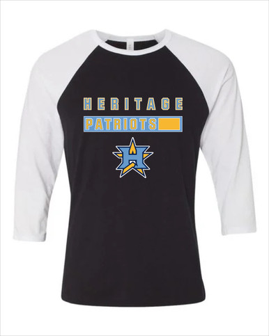 Heritage Patriots Mascot #7 Women's Baseball T-Shirt
