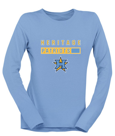Heritage Patriots Mascot #7 Women's LS T-Shirt