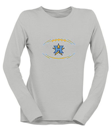 Heritage Patriots Football #3 Women's Premium LS T-Shirt